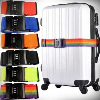 Luggage Strap Anti-theft Luggage Buckle Password Adjustable Bundling Packing Baggage Belt Suitcase Trunk Belts Bag Accessories