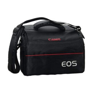 Canon Dslr Camera Bag Model Sl-20 Black And Red - Dslr Camera