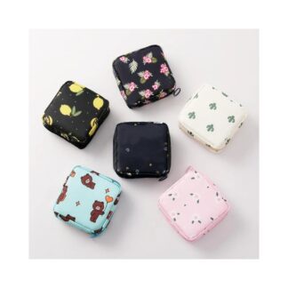 Sanitary Napkin Storage Bag For Girls Waterproof Makeup Organizer Pouch Portable Menstrual Travel Bag Multiple Color