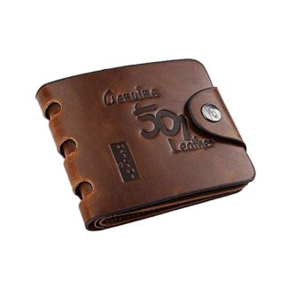 501 Brown High-Quality Artificial Leather Wallet for Men | Stylish & Fashionable Money Bag