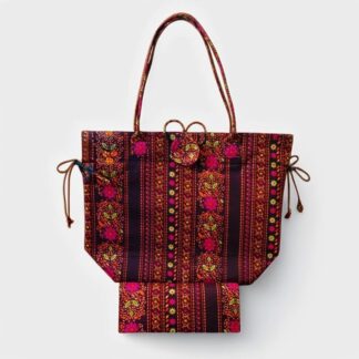 Monipuri Handmade Ladies Handbag Set - Stylish Handbag and Purse