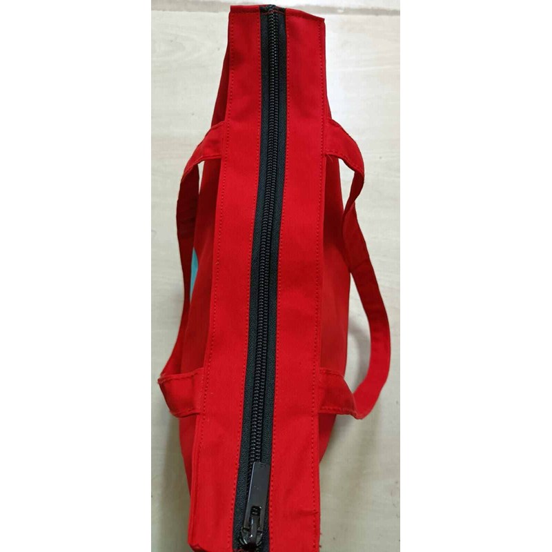 High Quality - Canvas Hand And Shoulder Bag ( Height 16 Inches, Width 14 Inches And Handle 13 Inches.)For Women's With Zipp