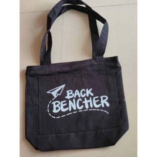 Trendy Top Handle Tote Canvas Bag with pocket and DTF Print for girls Shopping Bag / College Bag / University Bag / Tote Bag/ Canvas Bag with Zipper/Washable tote bag