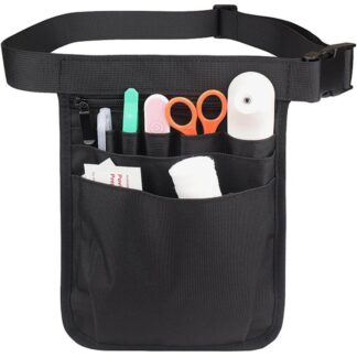Deep Nurse Pouch, Waist Pouch, For Work, Lightweight, Water Repellent, Large Capacity, Multi-functional, Work Pouch, Storage, Nursing, Nursing Care, Beautician, Apron Bag, Unisex