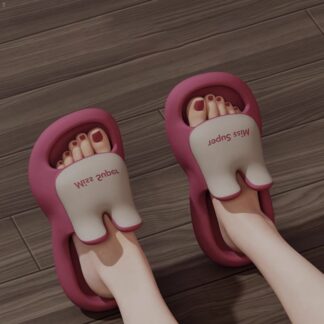 Women's Summer EVA Rabbit Slippers Indoor Outdoor Non-Slip Thick Sole Shower Friendly Comfortable Home Footwear