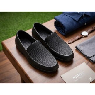 Summer Water Proff and Wind Proof Shoe Loafer For Men Color Black