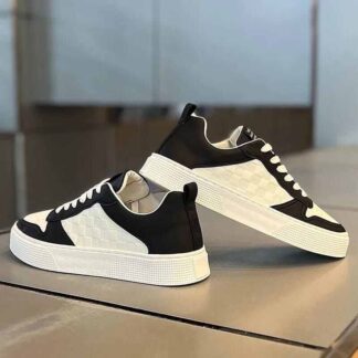 Indispensable-Quality And Durability-New Collection Black And White Color TopME Canvas Sneakers Shoes For Men Stylish And Comfortable Shoes For Summer M37