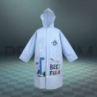 Cute Cartoon Dinasour Theme Students RainCoat With School Bag Pocket Children Raincoat Waterproof Boys Girls Cartoon Animal Style Kids Rain Coat