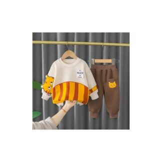 New Children Clothes Sets Winter Sweatshirt+Pants Sport Suits for Kids Boys Girls Warm Tracksuits Kids Clothing,2024