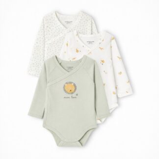 4Pcs Assorted, Full Sleeve, Unisex, Boy, Girl, Newborn, Zero Month, 0- 36 Month, Cotton, Baby Romper, Bodysuit.