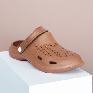 Men’s Casual EVA Clogs – Brown Color, Lightweight & Comfortable Footwear