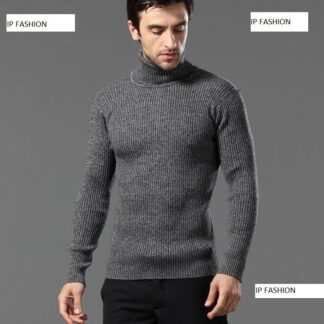 Men’s High neck sweater (Dark