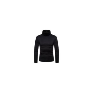 Men’s High Neck Texture sweater (Black) (White)(Maroon)