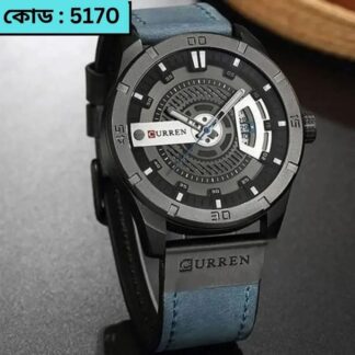 Inspired by CurrenN MEN 8301 Men’s PU Leather Quartz Waterproof Watch For Men's
