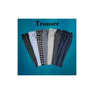 Men’s Mixed Cotton Trouser Pant – Relaxed Fit, One Size Fits All, Random Color | 1 Pcs