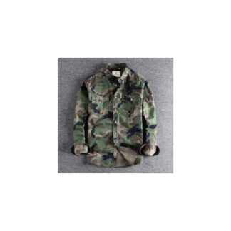 Full sleeves double pocket kemo printed Shirt army shirt