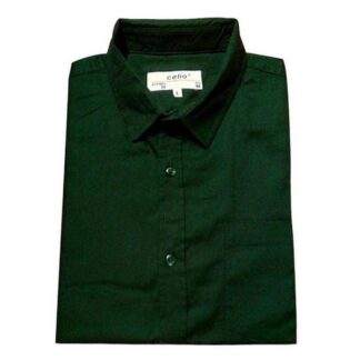 Deep Green Cotton Comfortable Long Sleeves Casual Shirt For Men (Export Quality) - Shirt