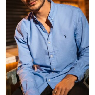 Man's cotton shirt full sleeve shirt Oxford shirt Ralph Lauren shirt