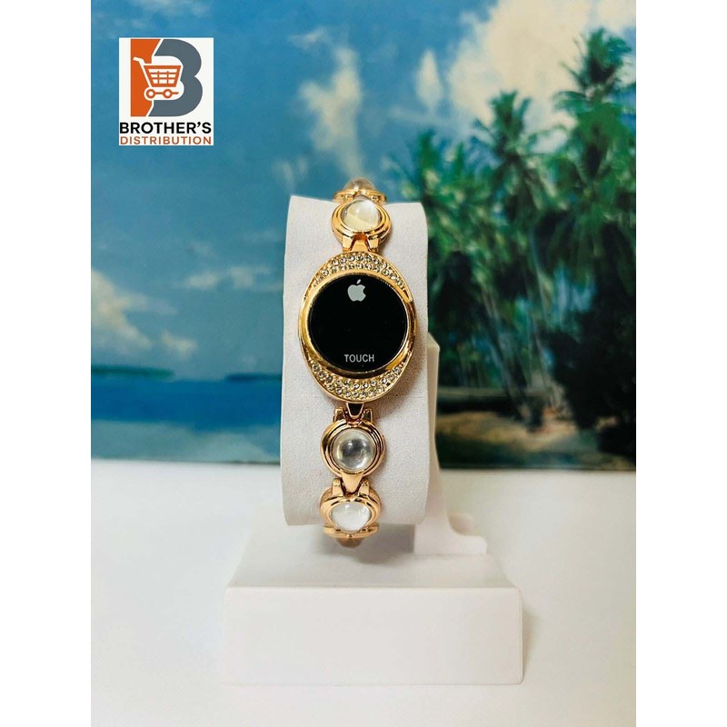 Stylish LED/TOUCH Gold fashionable smart women watch