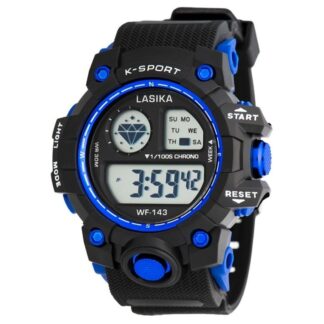 Digital Waterproof sports  Watch for Kids -blue
