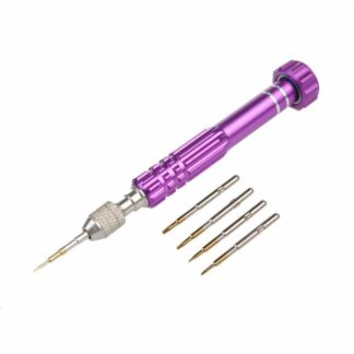 5 In 1 SCREW DRIVERS Multi Function 5 In 1 Precision Screwdriver Set Repair Tool Kit T5 T6 1.2mm 1.5mm 0.8mm Alloy Steel & Titanium Handle For Disassemble Watch Cell Phone Jewelry