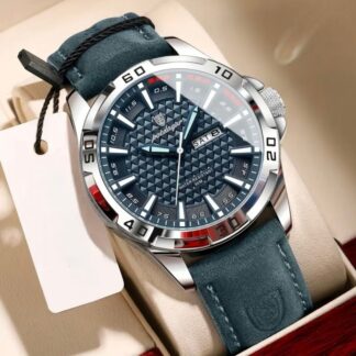 POEDAGAR 895 Original Watch for Men Top Luxury Waterproof Luminous Day Date Watch