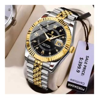 POEDAGAR 910 / Rolax Luxury Stainless steel Wrist Watch For Man - Waterproof Men Watch Quartz - Stainless Steel Men's Watch - Stainless steel Watch .