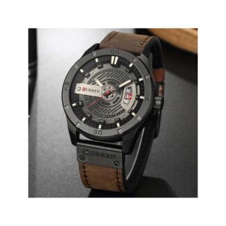 CURREN 8301 Men’s PU Leather Quartz Waterproof Watch For Men's Time Lovr s