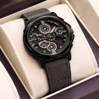 Sober Watch Model 980 Premium Watch For Man | Ash Dial White