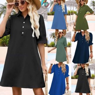 Women’s Vacation-Ready Cotton Beach Dress Tunic