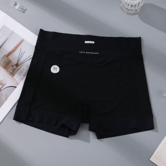 Women’s Ice Silk Boxer Briefs – Plus Size Seamless-Look Underwear, Breathable & Quick-Dry, Traceless Anti-Exposure Shorts, Summer 2025