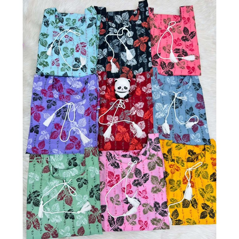 New Collection Attractive 1 Piece Kurti For Women and Girls Cotton Readymade Casual Comfortable Stylish Trendy Dress
