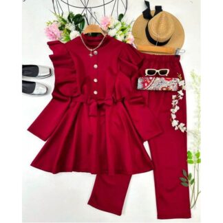 Life Fashion Mall Readymade Western Shirt 2 Piece Set For Women Stylish Casual Everyday Outfit