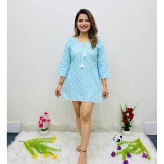 Cotton Kurti for Women One Ladies Shopping Affordable Taka White Attractive Picci Fashion Collection