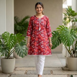 Sodai Mart Premium Fabric Readymade Kurti 1 Piece For Women Traditional Breathable Everyday Wear