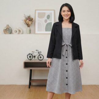 Denim Kurti for Women Western Blazer Gown Exclusive Dress White Wear Girls Stylish Trendy Outfit Category