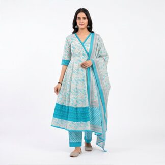 High Quality Premium New exclusive designed Linen 3piece long kurti For Stylish Women Girls