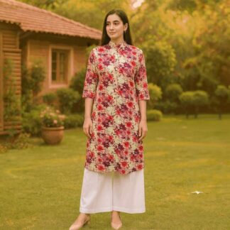 Umaisha Fashion Premium Cotton Kurti For Women Comfortable Elegant Everyday Casual